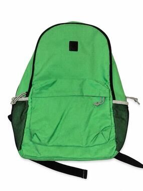 Green Canvas Backpack School Book Bag Laptop Travel Daypack
